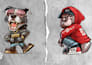 draw brand mascot character with style guide for bussines